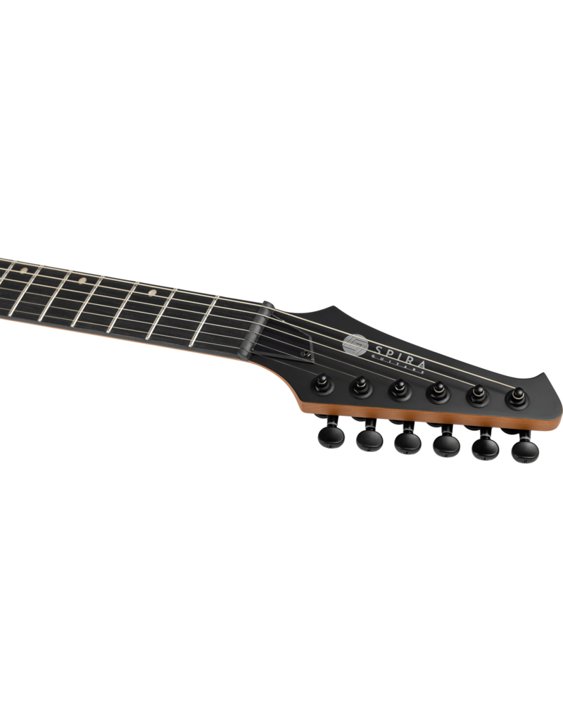 Spira S-400 Matte black electric guitar