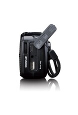 Lenco MCR-113  Portable wind-up emergency radio, flashlight and power bank in one