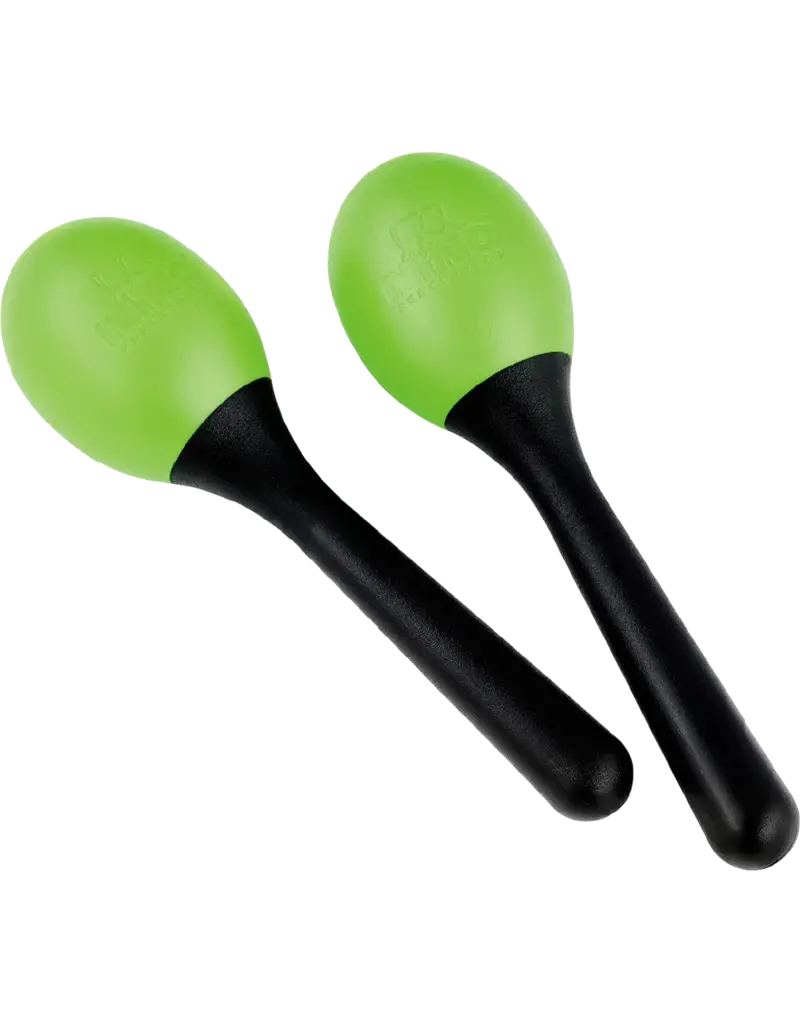 NINO 569GG Molded ABS Egg maracas green