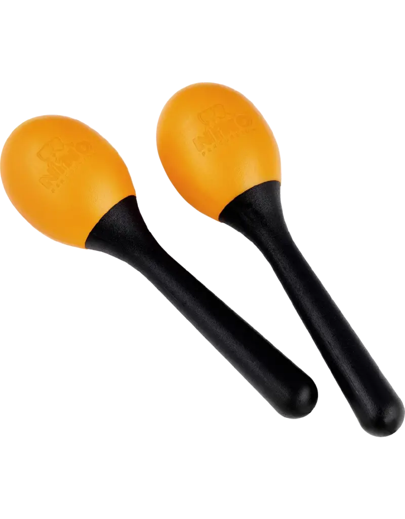 NINO 569OR Molded ABS Egg maracas orange