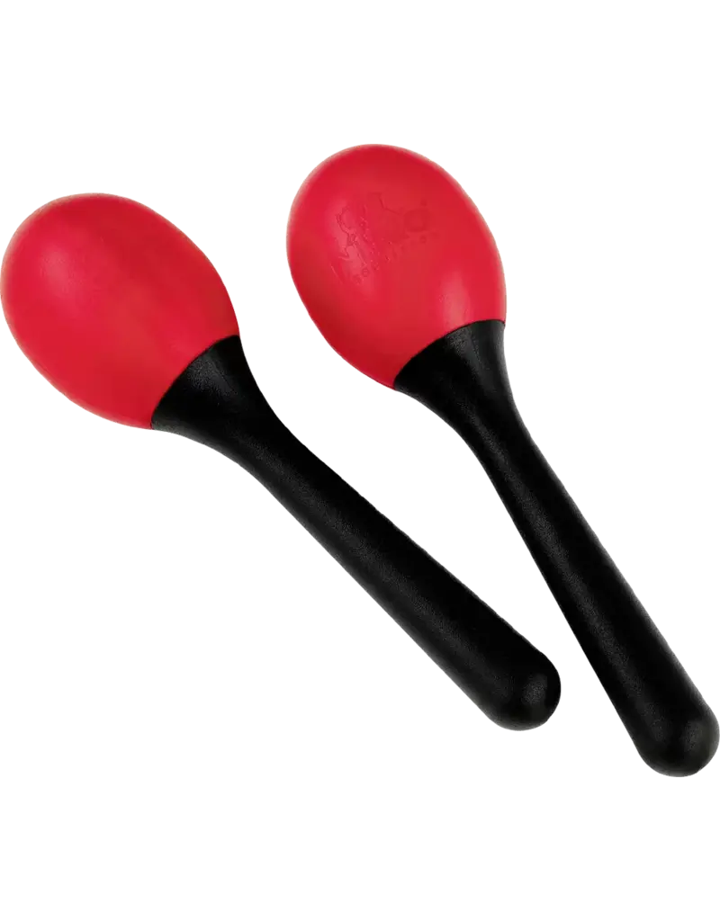 NINO 569R Gegoten ABS egg maracas rood