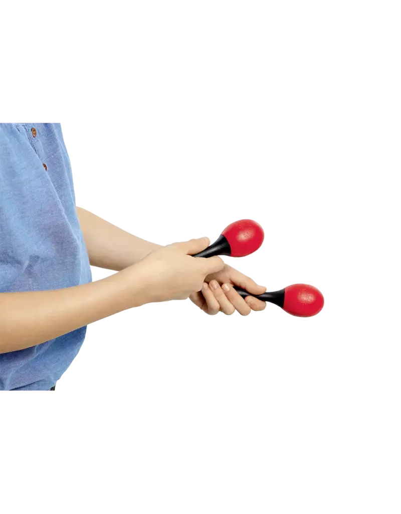 NINO 569R Molded ABS Egg maracas red