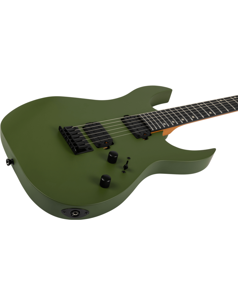 Spira S-400 Matte green electric guitar