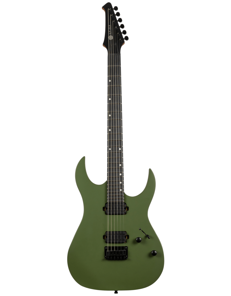 Spira S-400 Matte green electric guitar