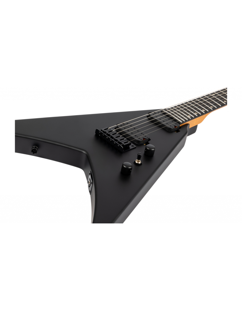 Spira V-400 Mat zwart elektrisch gitaar