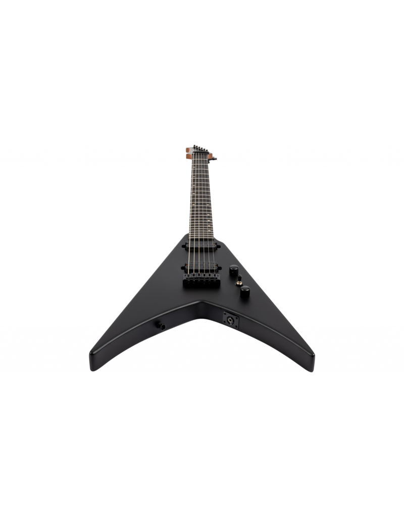 Spira V-400 Matte black electric guitar