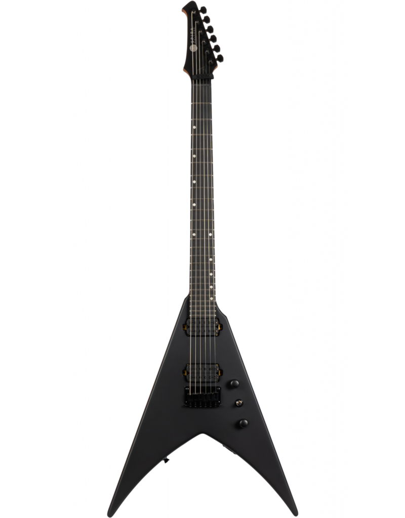 Spira V-400 Matte black electric guitar