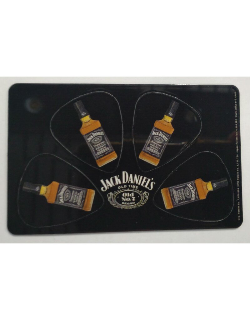 CLX Music Jack Daniel's guitar pick card
