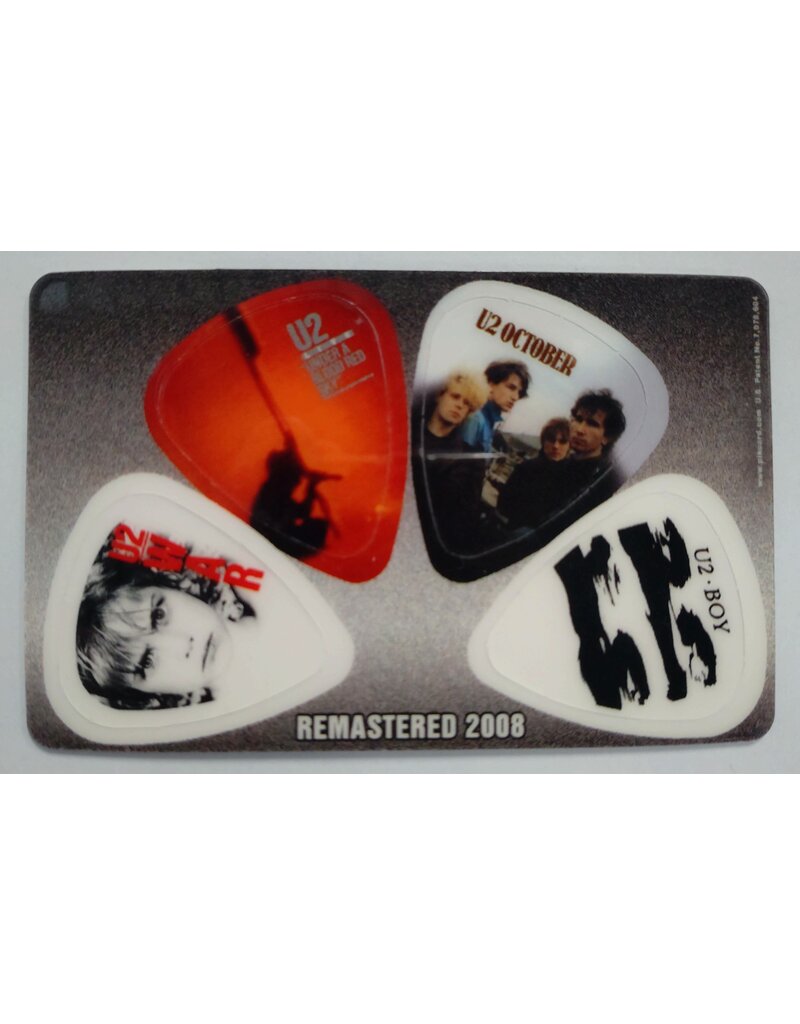 CLX Music U2 guitar pick card