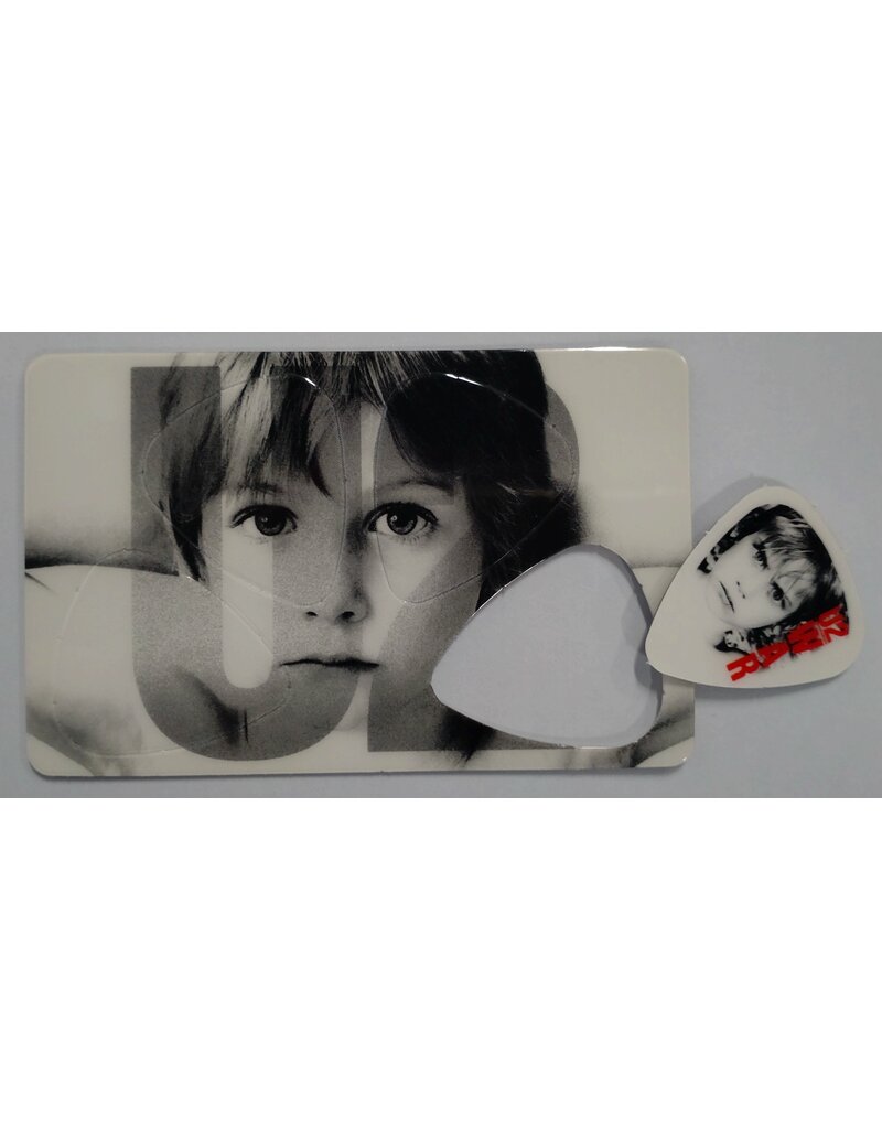 CLX Music U2 guitar pick card