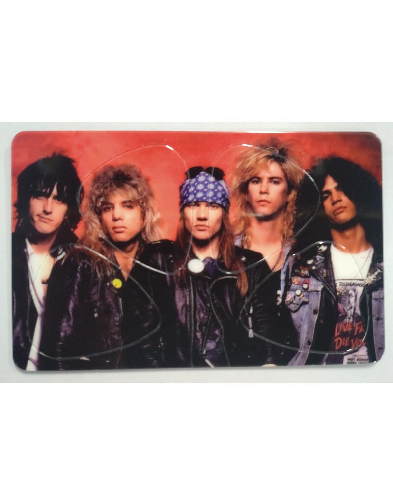 CLX Music Guns N' Roses guitar pick card