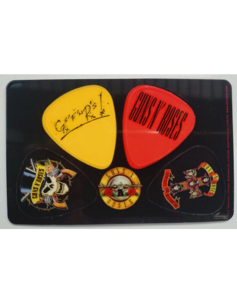 CLX Music Guns N' Roses guitar pick card