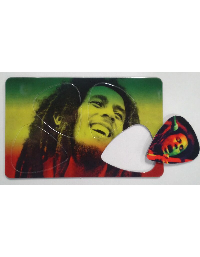 CLX Music Bob Marley guitar pick card