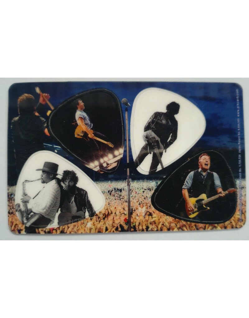 CLX Music Bruce Springsteen guitar pick card