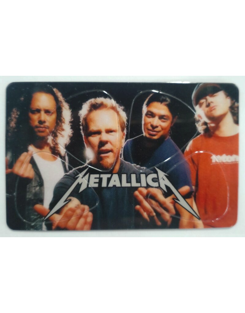 CLX Music Metallica guitar pick card