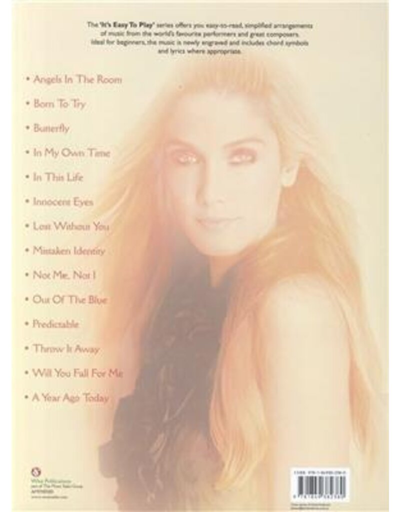 Wise Delta Goodrem - It's Easy To Play - Piano and Vocal
