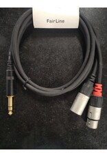 Cordial CFY1.8VFM Insert kabel TRS Jack split naar XLR Male en XLR Female 1,8 meter