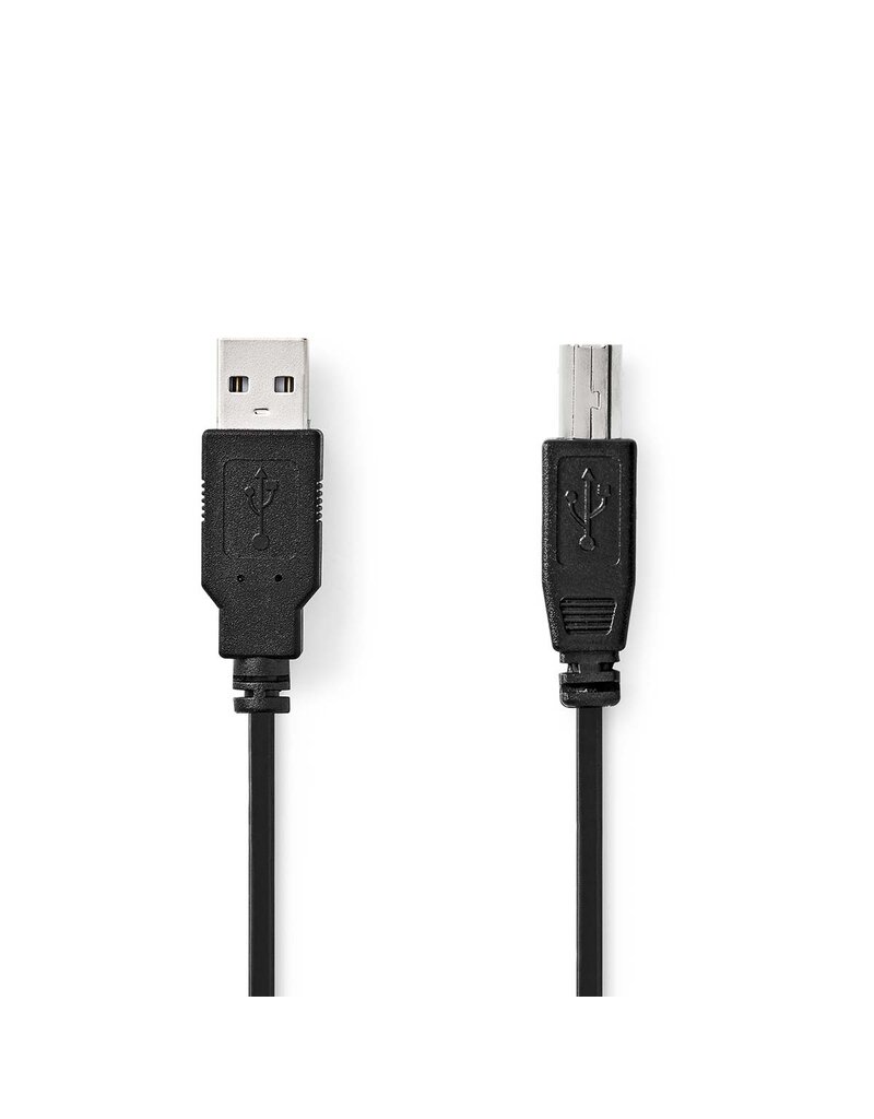 Nedis USB kabel USB-A naar USB-B 2 meter