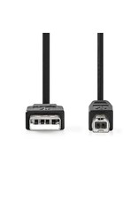Nedis USB kabel USB-A naar USB-B 5 meter