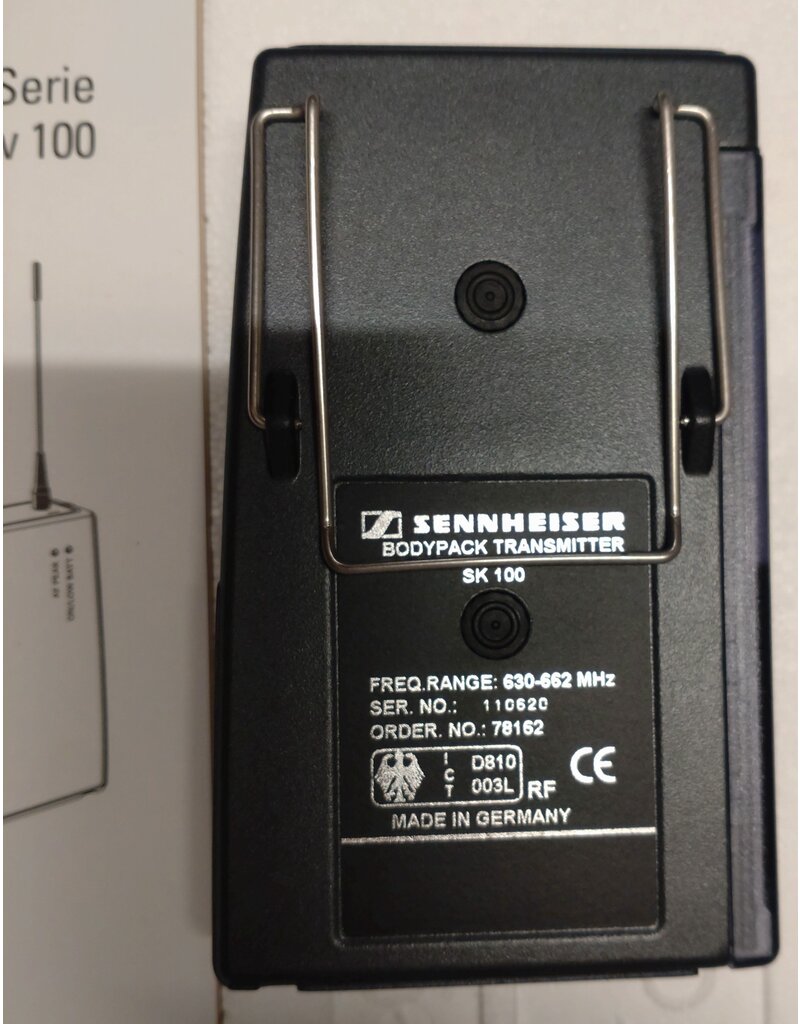 Sennheiser SK100 Bodypack transmitter