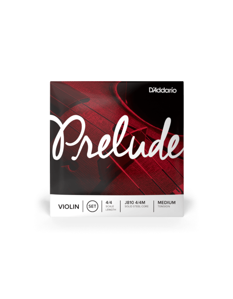 D'addario J810 Prelude Viool snaren medium tension