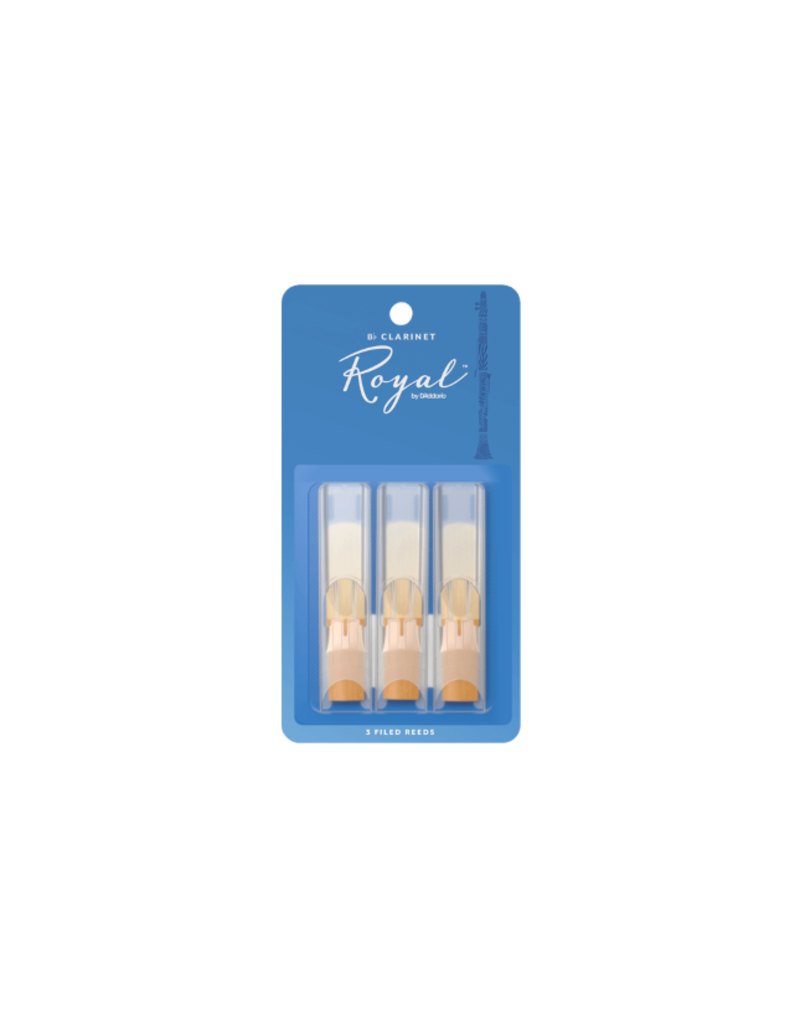 D'addario Royal Bb Clarinet Reeds 2.5 (3-Pack)