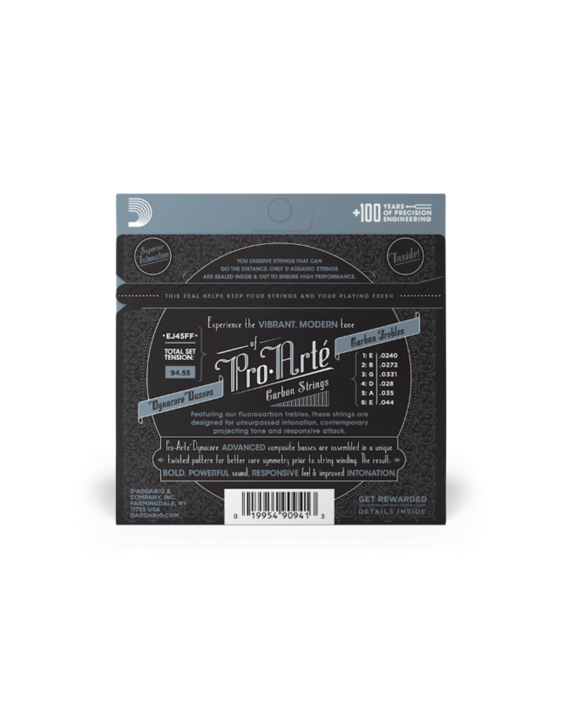 D'addario EJ45FF Normal tension Carbon klassiek gitaar snaren
