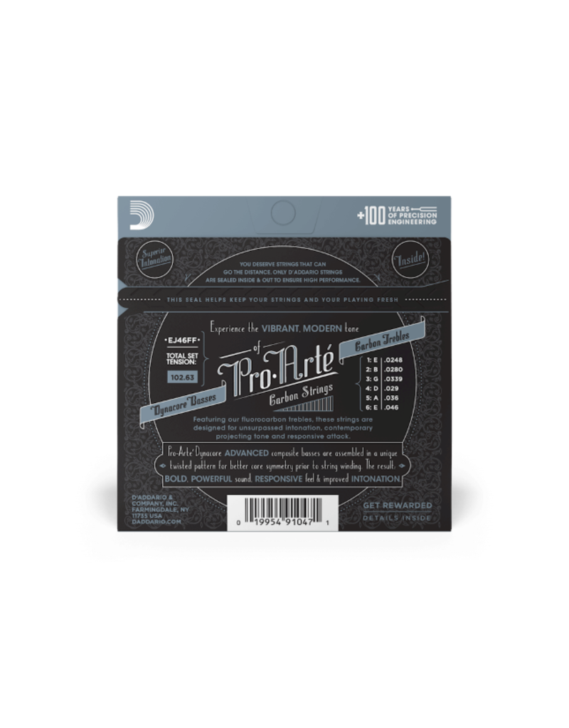 D'addario EJ46FF Hard tension Carbon klassiek gitaar snaren
