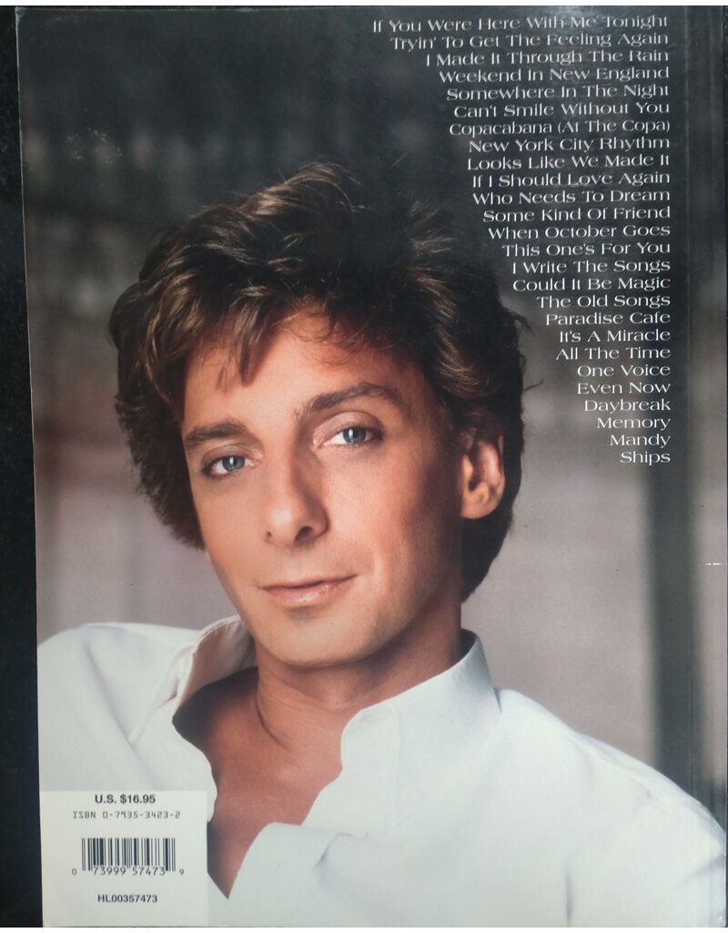 Hal Leonard The best of Barry Manilow - Piano, Zang en Gitaar