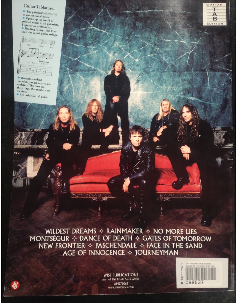 Hal Leonard Dance of Death - Iron Maiden - Gitaar met tablatuur en Zang