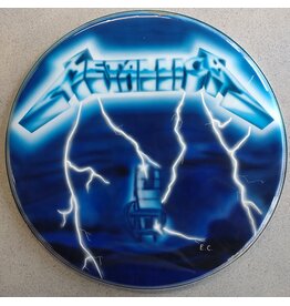 Radiobeurs Drumhead with Metallica logo