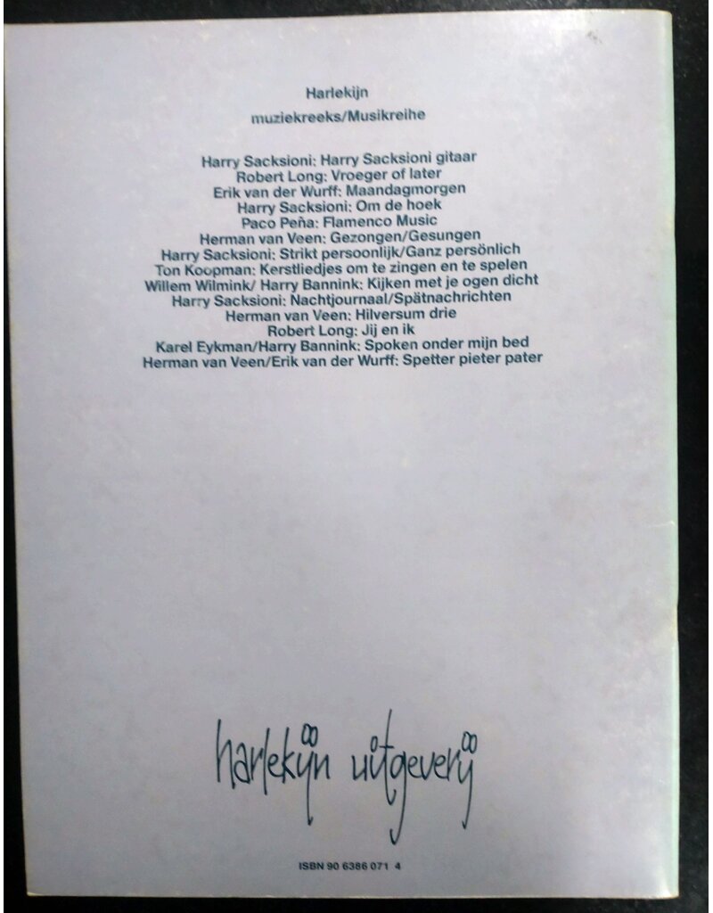 Harlekijn Harry Sacksioni - Optima forma  - Gitaar