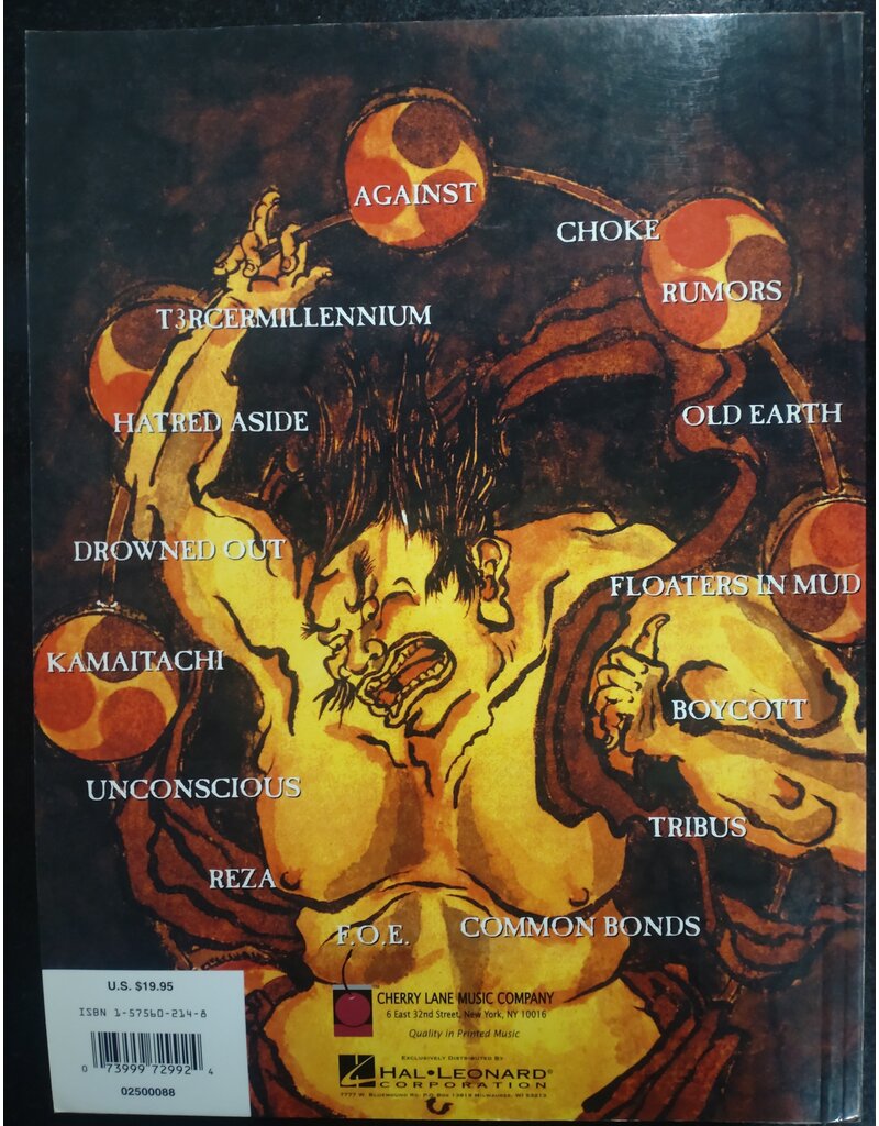 Cherry Lane Music Company Sepultura - Against - Gitaar met tablatuur en Zang