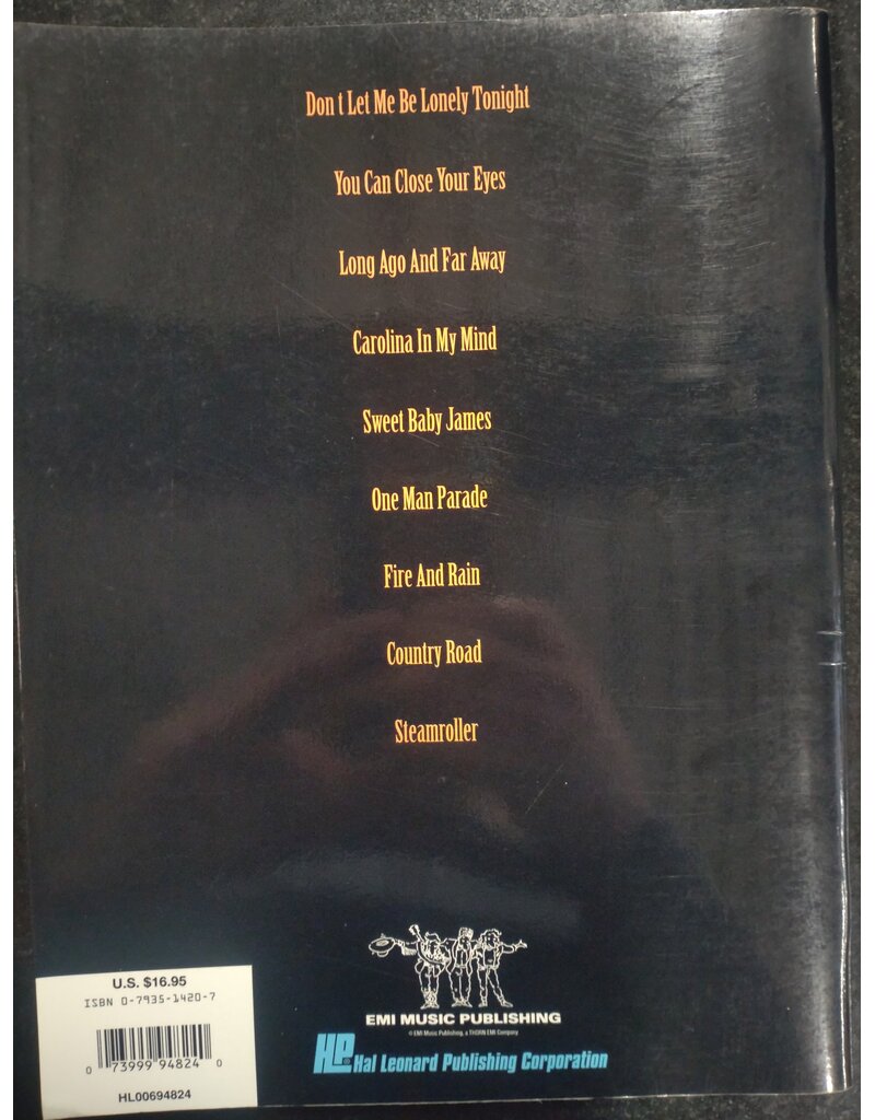 Wise The Best of James Taylor - Guitar with tablature and Vocal