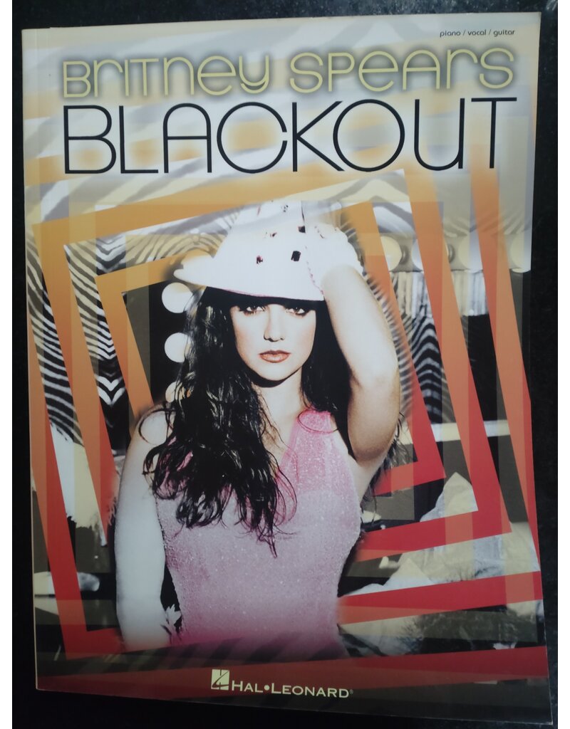 Hal Leonard Britney Spears - Blackout- Piano, Zang en Gitaar