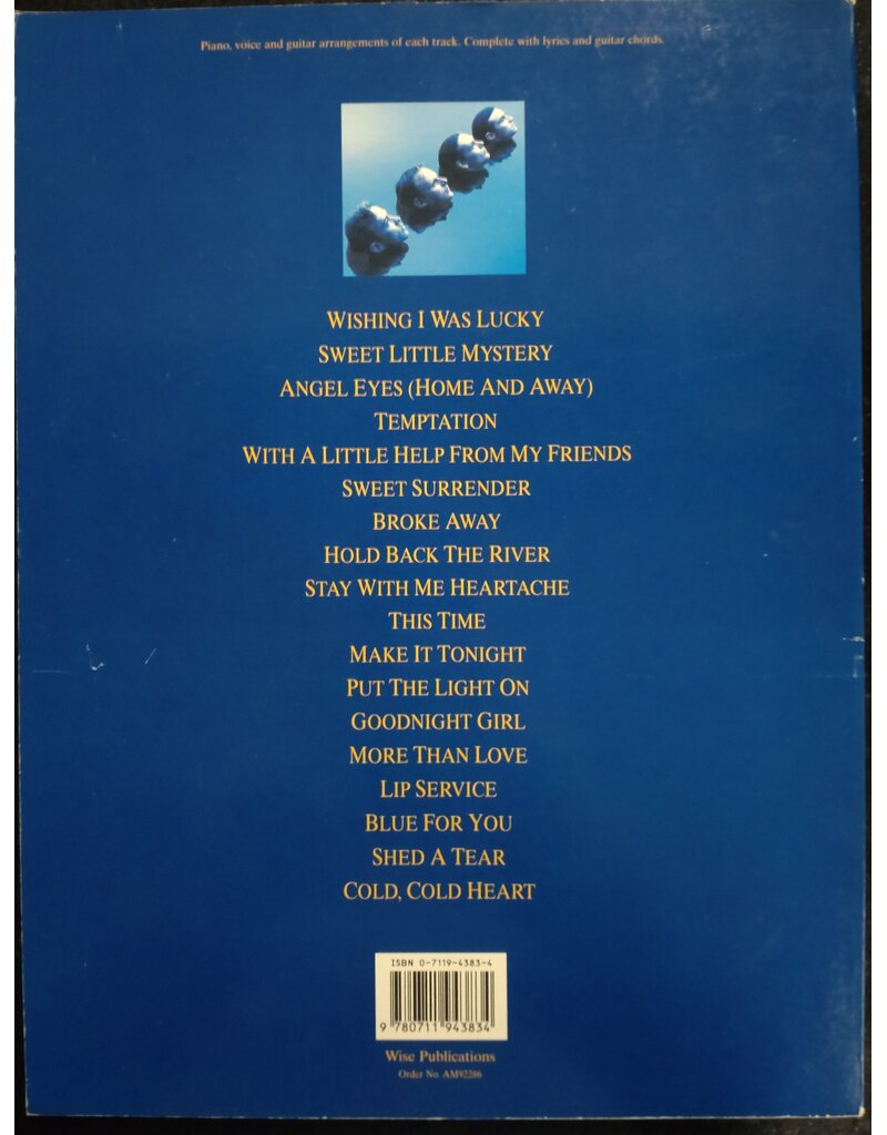 IMP Wet Wet Wet - End of Part One Their Greatest Hits - Piano, Vocal and Guitar