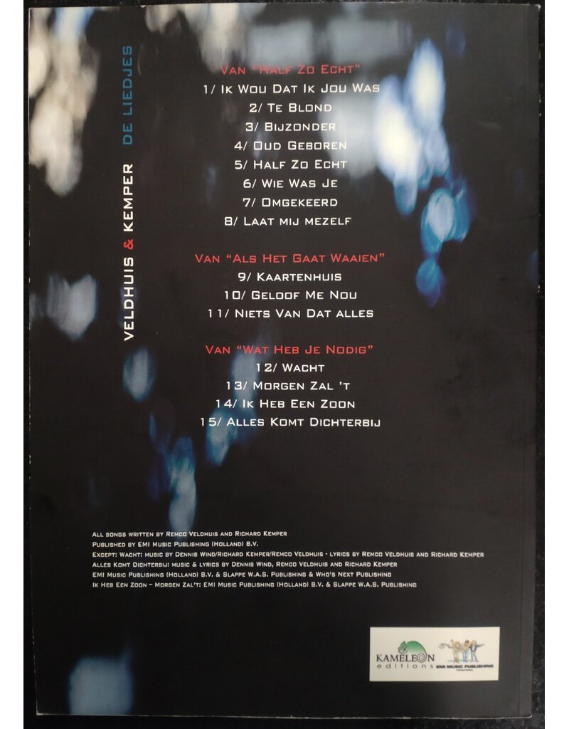 EMI Veldhuis & Kemper - De Liedjes - Piano, Vocal and Guitar