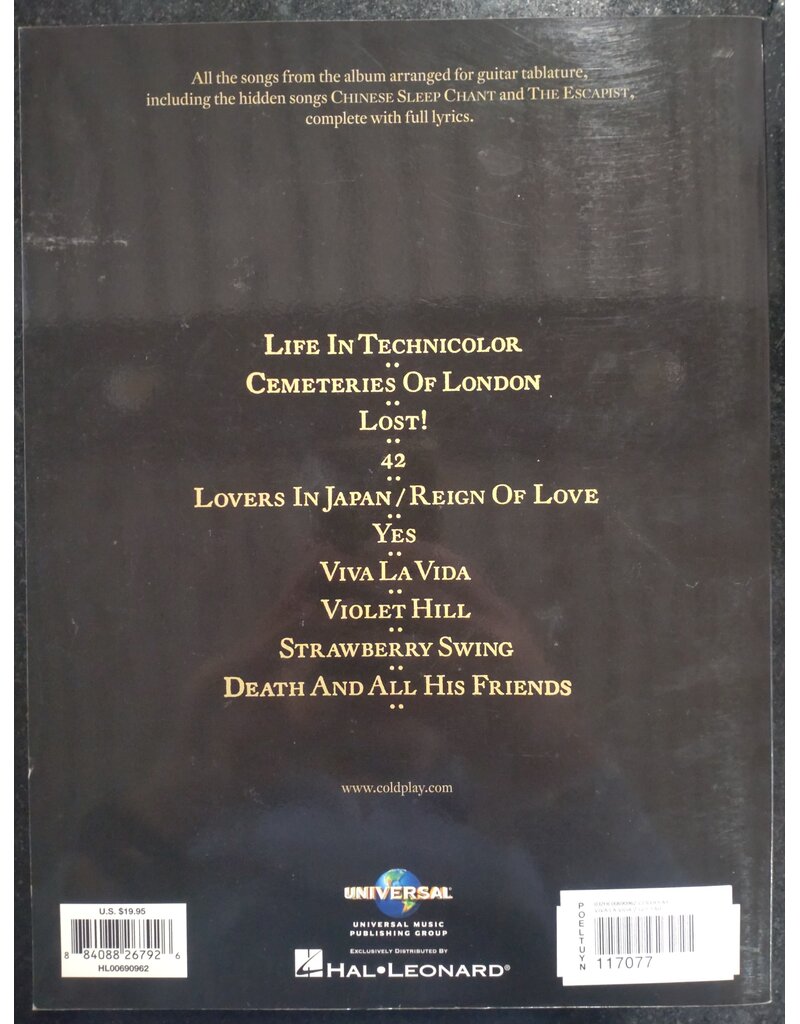 IMP Coldplay - Viva La Vida - Guitar with tablature