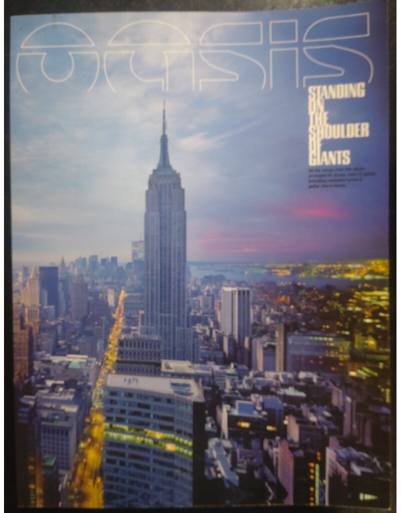 Sony Music Publishing Oasis - Standing On The Shoulders Of Giants - Piano, Vocal and Guitar