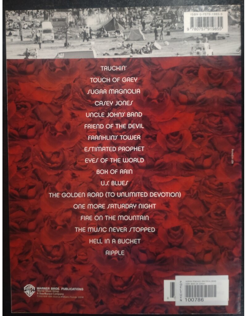 Warner Bros. Publications The Very Best Of Grateful Dead - Piano, Vocal and Guitar