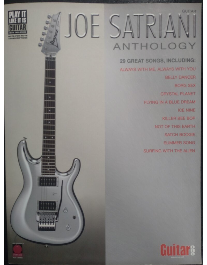 Cherry Lane Music Company Joe Satriani - Anthology - Guitar with tablature