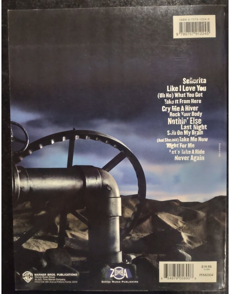 Warner Bros. Publications Justin Timberlake - Justified - Piano, Vocal and Guitar