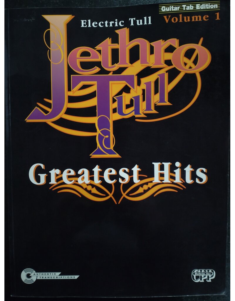 CCP Jethro Tull - Greatest Hits - Guitar with tablature and Vocal