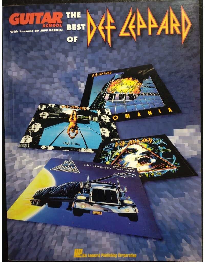Hal Leonard The Best Of Def Leppard - Guitar School with Lessons By Jeff Perrin