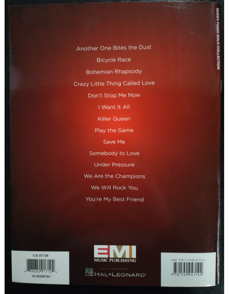 Hal Leonard Queen - Piano Solos Collection