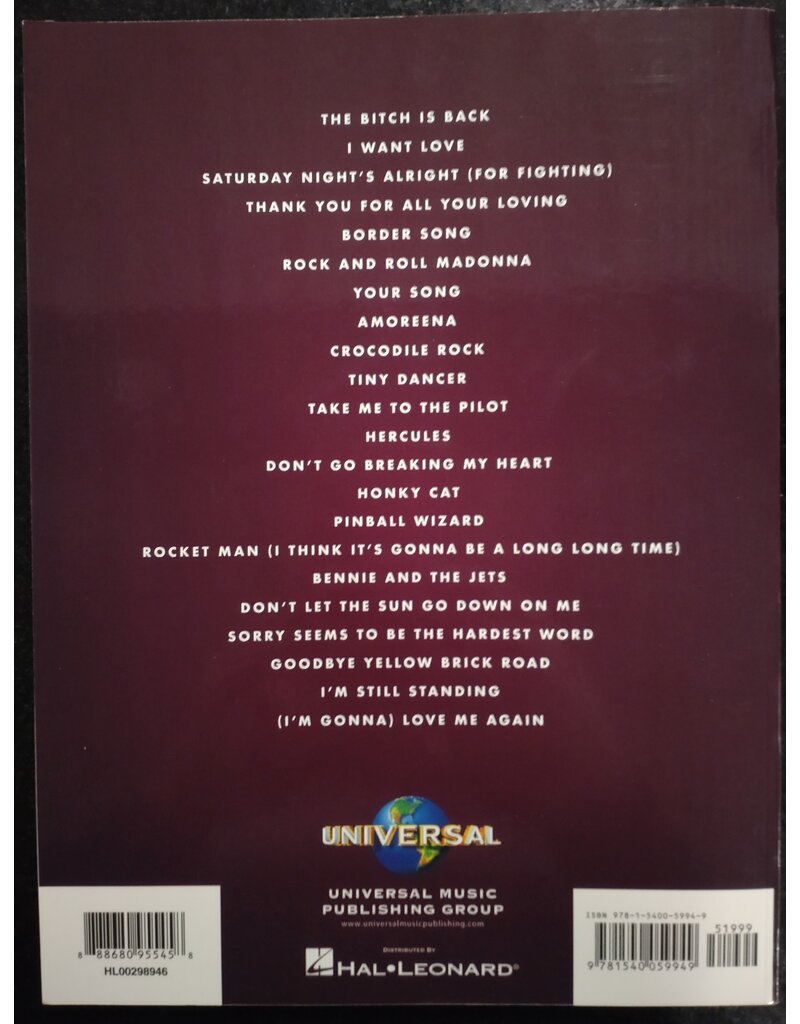 Hal Leonard Rocketman - Piano, Vocal and Guitar