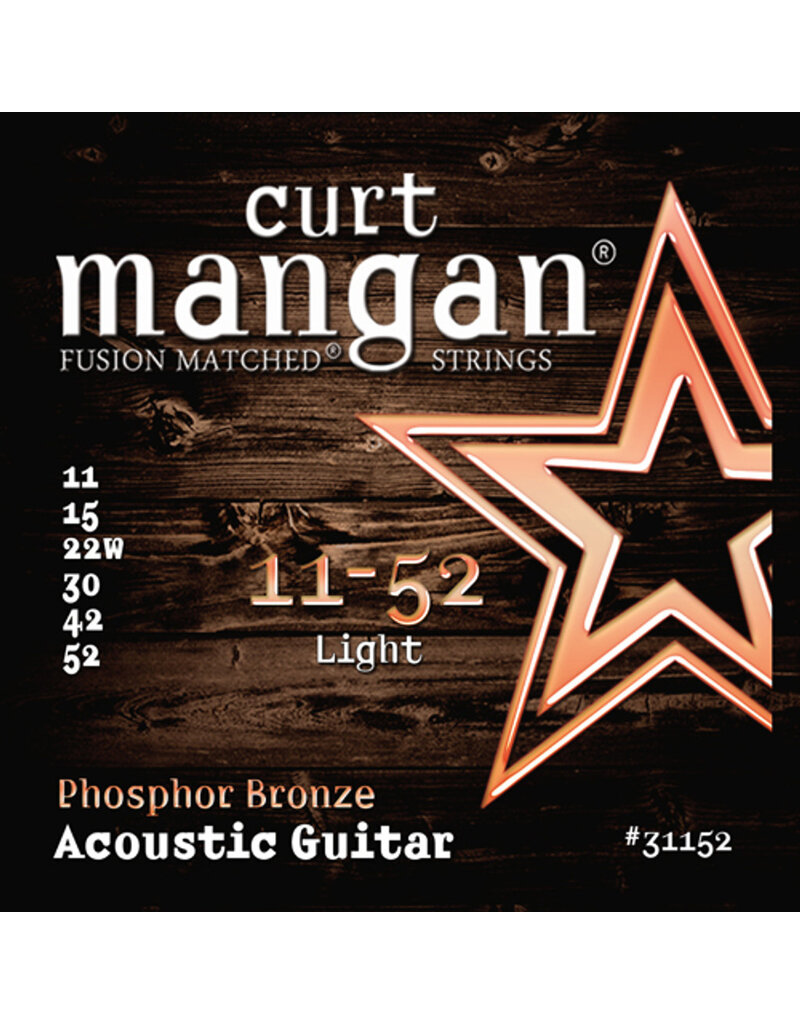 Curt Mangan 31152 Light acoustic guitar strings 011-052