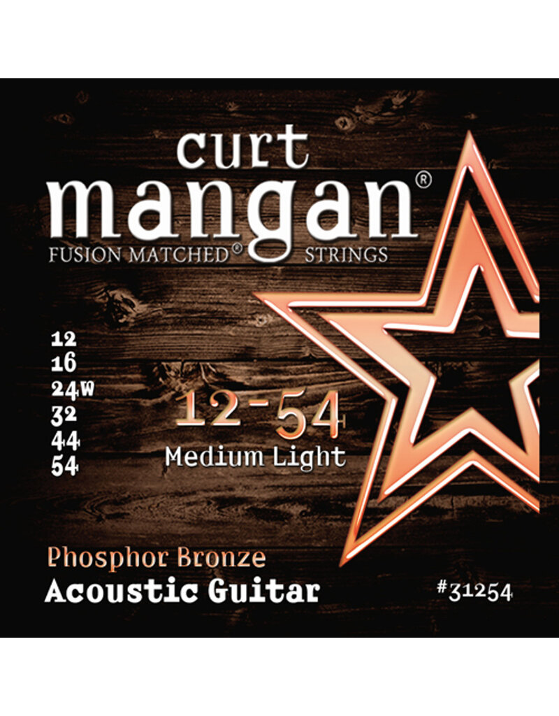 Curt Mangan 31254 Medium light akoestisch gitaarsnaren 012-054