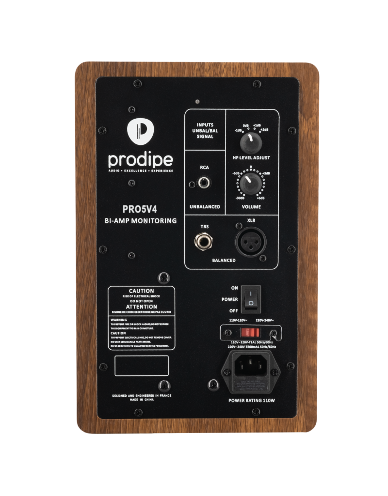 Prodipe PRO5V4WW Walnoot Actieve luidspreker