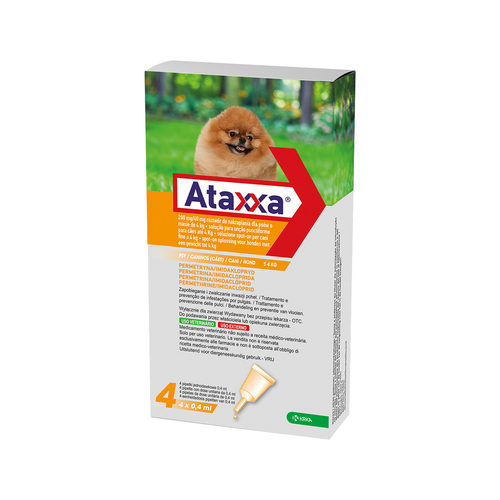 Ataxxa Hund | Behandling af lopper og flåter hunde Ormepiller.eu